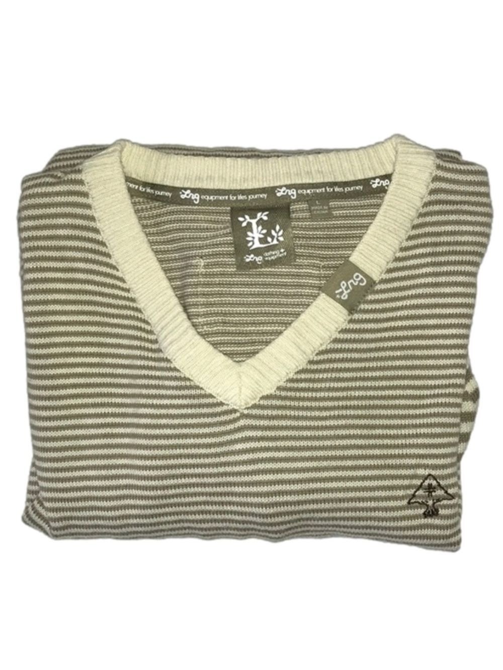 LRG Clothing + Equipment Striped Tree V-Neck Sweater